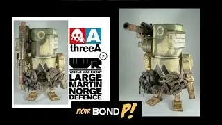 Figurka robota Large Martin Norge Defence - World War Robot - ThreeA 1/12 WWRp + moja kolekcja 3A