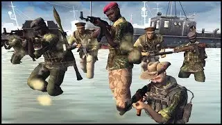 Modern Pirates Invade California! - Men of War: Red Rising Mod Battle Simulator