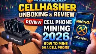Распаковка Cellhasher | Майнинг на мобильном телефоне 2026 | Как майнить на мобильном телефоне | ...