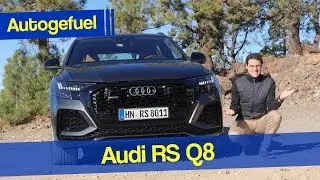 600 hp Performance SUV Audi RS Q8 driving REVIEW - Autogefuel