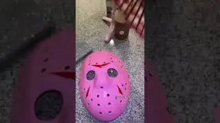 Rhinestone Jason Mask #halloween #makeup #diy #cosplay #makeuptutorial #halloweekend #rhinestone