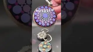 New keychains added to my shop!  #mandala #fyp #foryoupage #keychains #keychainsforsale #reels