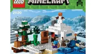 LEGO 21120 The Snow Hideout Instructions LEGO MINECRAFT 2015