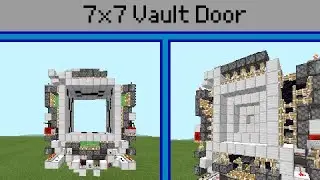 [Tutorial] Compacted 7x7 Double Vault Door for MCBE