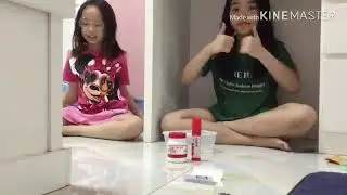 TWIN TELEPHATY SLIME CHALLENGE✨💦🌈 WITH IRENE🤪