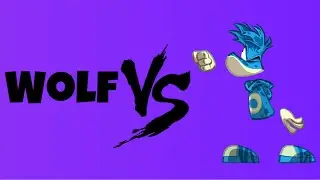 Super Smash Bros Ultimate - Blue Rayman vs Wolf (SSBU)