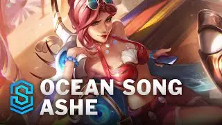 Ocean Song Ashe Skin Spotlight - League of Legends