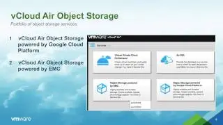 vCloud Air Object Storage Overview