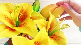 DIY/ How To Make Lily Stocking Flower Easy