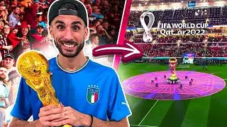 🇮🇹 PORTO L'ITALIA allo STADIO ai MONDIALI in QATAR!