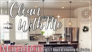SPRING CLEAN WITH ME MARATHON 2019 :: 1 1/2 HOURS OF INSANE CLEANING MOTIVATION :: CLEANING ROUTINE