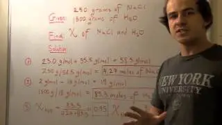 Mole Fraction Example