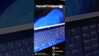 How to use OSK keyboard 🎹 #computer #onlinetips #tricks #tips #technicalvideo #reels #windows