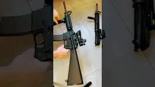 Colt FN M16A4 into M4A1 MWS GBB by Tokyo Marui #gbbr #airsoft #assembly #disassembly  #AR15 #M16