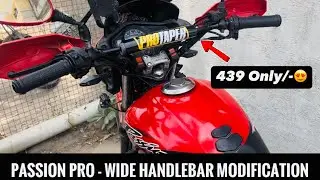 Wide Handlebar Installation on Passion Pro | Passion Pro Modification