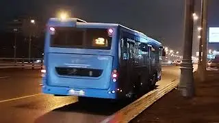 Отправление ЛиАЗа 5292.65 №030910 по маршруту Т32 (3 улица Соколиной горы-Уссурийская улица)