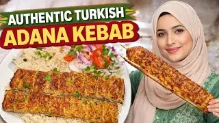 Authentic Turkish Adana Kebab | Spicy & Juicy Street Style