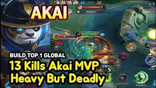 Akai (Mythical Glory): 13 Kills, MVP Hyper Carry Panda | MLBB Ranked Gameplay