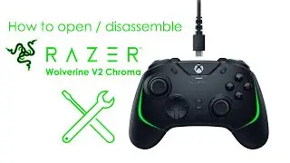 Как открыть Razer Wolverine V2 Chroma -легко-