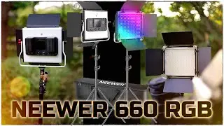 NEEWER 660 RGB Pro - Panneau LED vid&eacute;o photo sur batterie et secteur