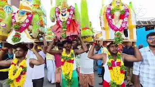 அருள்மிகு தேவி ஸ்ரீ வண்டிமலைச்சிஅம்மன் தேர்க்கோவில் விழாவை முன்னிட்டு முளைப்பாரி நிறைவு கும்மி