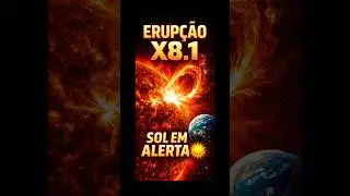 ERUP&Ccedil;&Atilde;O SOLAR GIGANTE NA DIRE&Ccedil;&Atilde;O DA TERRA!