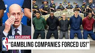 NBA SUSPENDED After Adam Silver Caught Paying Players In Massive Gambling Scam