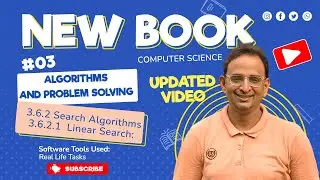 Unit 3| Linear Search Algorithm | ICS Part-I Computer Science 2025 | ICS New Computer Syllabus