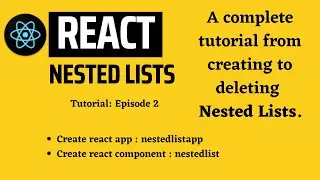 React Nested Lists : Asynchronous Multilevel Dropdown Tutorial #2