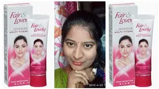 Fair&lovely hd glow fair Ness cream review in telugu#brightness/colour improve#