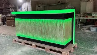 16 Color Changing Night Club Bar Glowing Bar Nightclub Furniture Illuminated Led Bar Counter.
