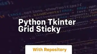 python tkinter grid sticky