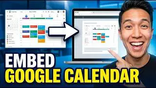 How to put Google calendar into your website - Easy!