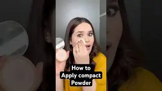 How to apply compact powder ✅ right way #makeupartist #tutorial