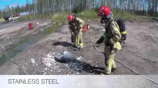 LNG Fire Training, Pori Finland