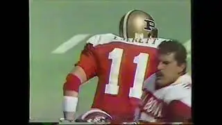 Jim Everett Chris Crosses the West defense for a touchdown