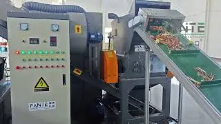 Efficient Single Shaft Shredder with Copper Wire Granulator for Waste Cable Recycling