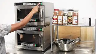 The Sharp TwinTouch Commercial Microwave Oven