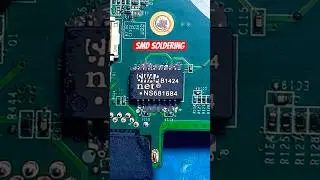 How To Solder SMD Components #smd #soldering #desoldering #iron #flux #paste #trick #ytshorts #USMR