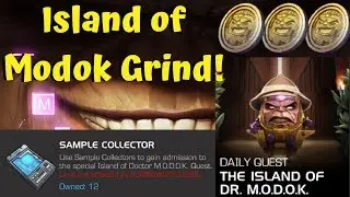 Island of Modok Grind! + Spending Coins! Live! - Marvel Contest of Champions