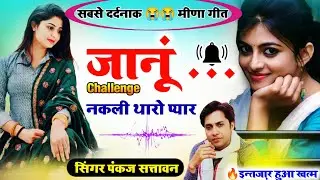 दर्द भरें मीणा सोंग 2024 || जानूं नकली थारो प्यार पतो मोन्ह बाद म चाल्यो || pankaj 57 new meena geet