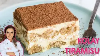 BİSKÜVİSİNİ SİZİN YAPABİLECEĞİNİZ PRATİK TİRAMİSU🥧YA PİŞMEYEN MUHTEŞEM KREMASI👌🏻KOLAY TİRAMİSU🍮