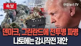 [🔴속보] 덴마크, 그린란드에 전투병 포함한 추가 파병…나토에 감시작전 제안 / 연합뉴스TV(YonhapnewsTV)