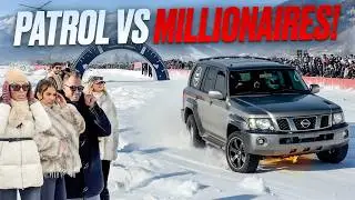 1300HP Nissan Patrol TERRORIZING Millionaires at the MOST EXCLUSIVE WINTER RACING EVENT!