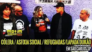 Motim Underground por Aí #5 (CÓLERA / ASFIXIA SOCIAL / REFUGIADAS / LAPADA DÜKÃO) -  São Carlos/SP