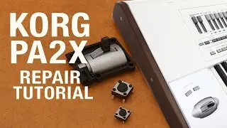 KORG PA2X – Replacing the Bender & Micro Switches (Fade In/Out)