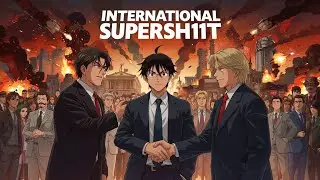 INTERNATIONAL SUPERSH1T - Official Visualizer | Anime Political Dystopia | Pop Punk/Alt Rock