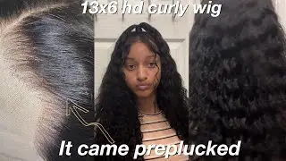 The Best Pre-plucked 13x6 Curly Wig | Ossilee Hair