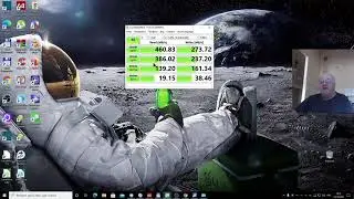 Тест скорости внешнего накопителя SSD Kingston 120 GB, подключенного через порт USB 3.1