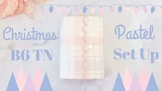 Holiday Christmas B6 Planner Set Up Using Simply Gilded Sticker Album!